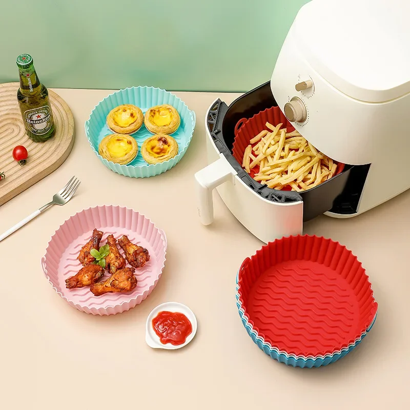 Papel de hornear para freidora - Air Fryer Silicone Pot Liner reseña y precio