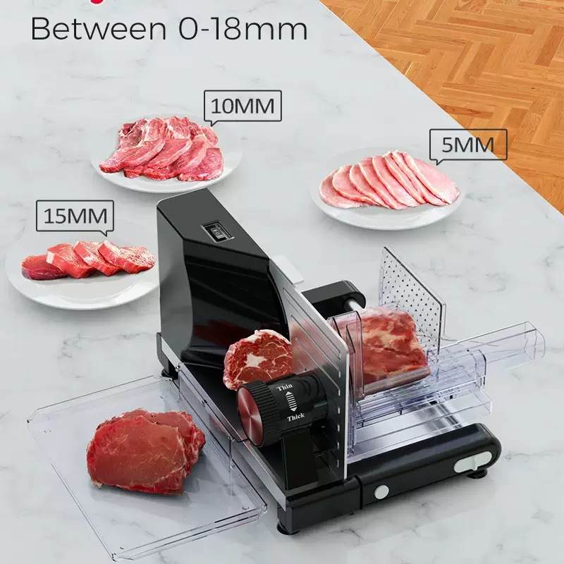 Cortadora Eléctrica de Aliment - Automatic Meat Slicer Home reseña y precio