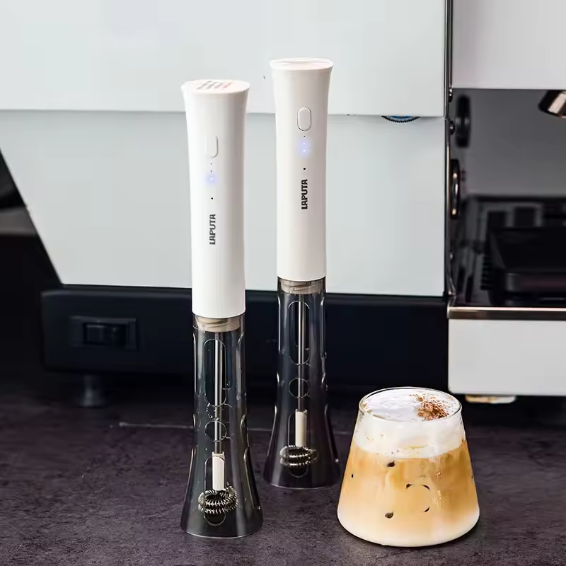 Espumador de leche eléctrico,  - Electric Milk Frother Handheld reseña y precio